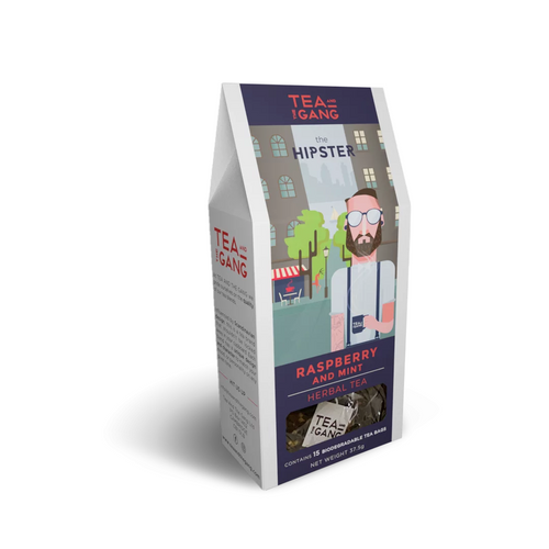 The Hipster - Raspberry and mint herbal tea